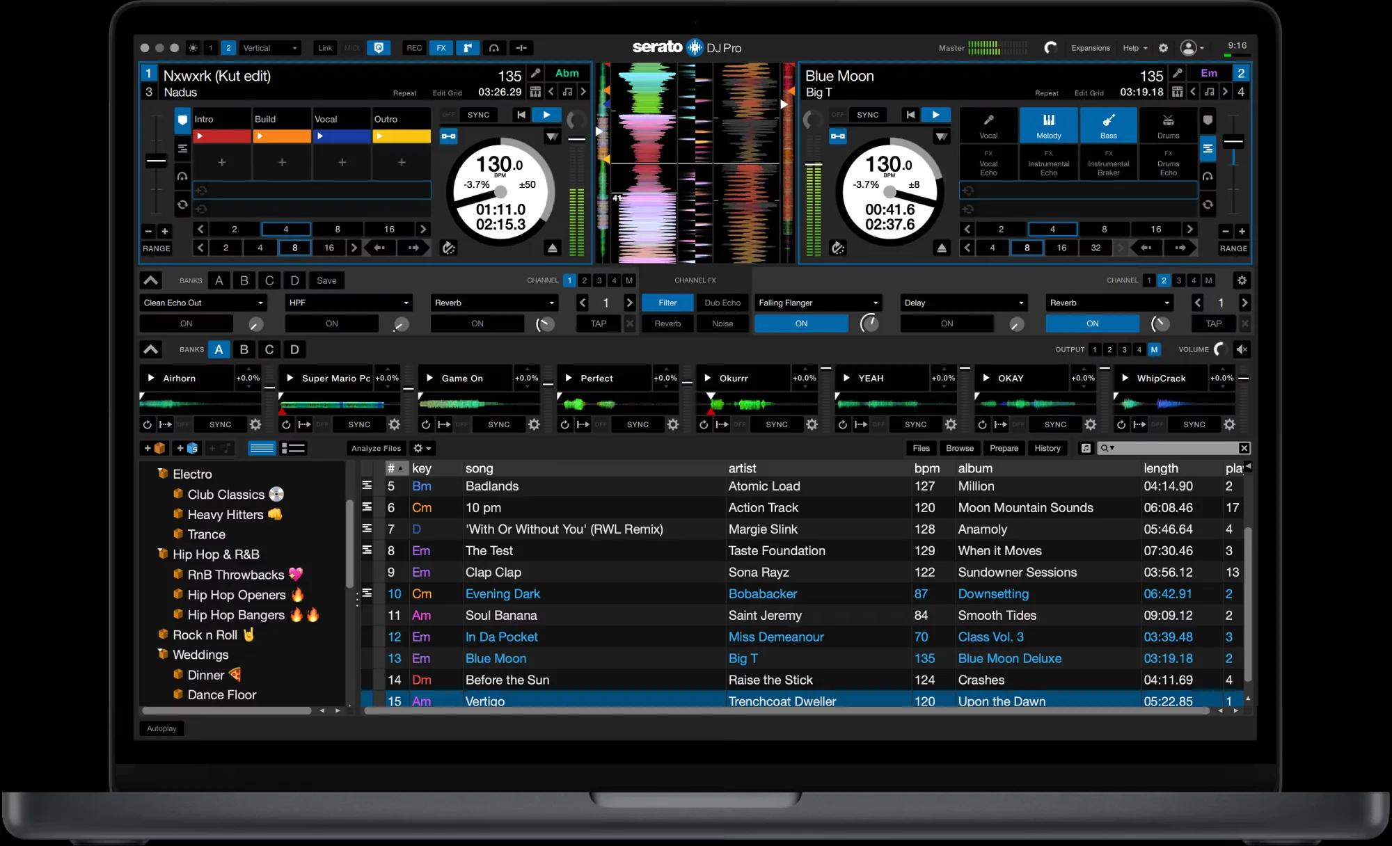 DJPulse dashboard showing live song requests during a session
